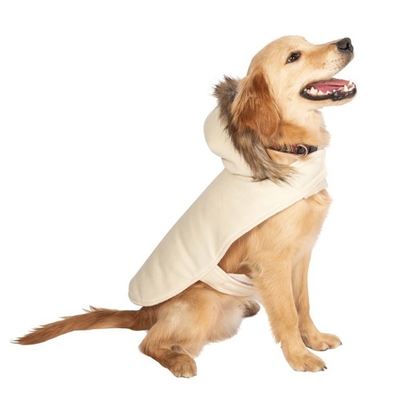 🐶 3 Sizes Available 🐶 New Justice Pet Reversible Jacket, Champagne, Size Small - Picture 8 of 11